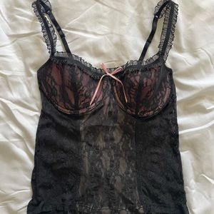 Victoria Secret Lace Sydney Carlson Bustier